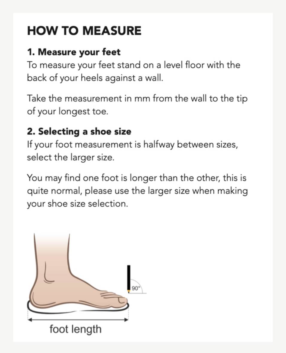 Size measurement